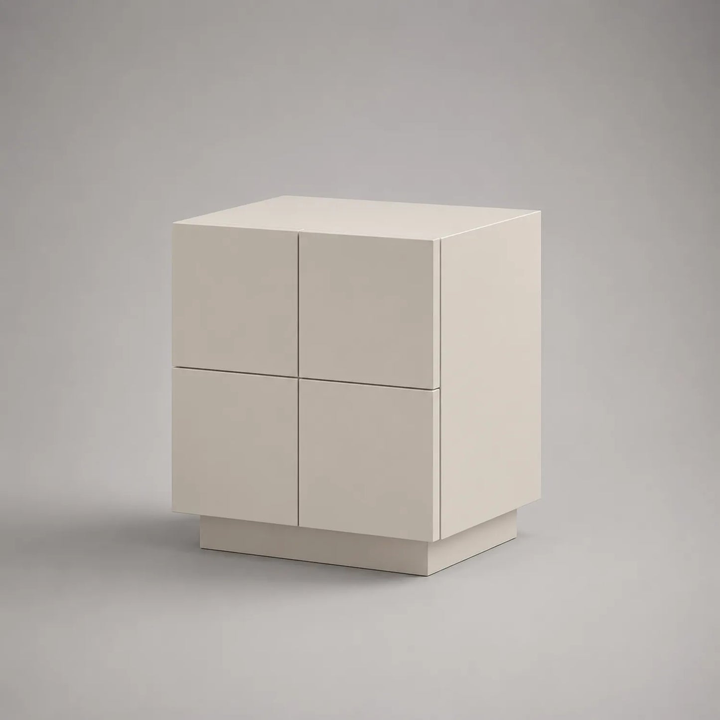 Nachttisch mit Schubladen MDF Beige 60x40x55 cm