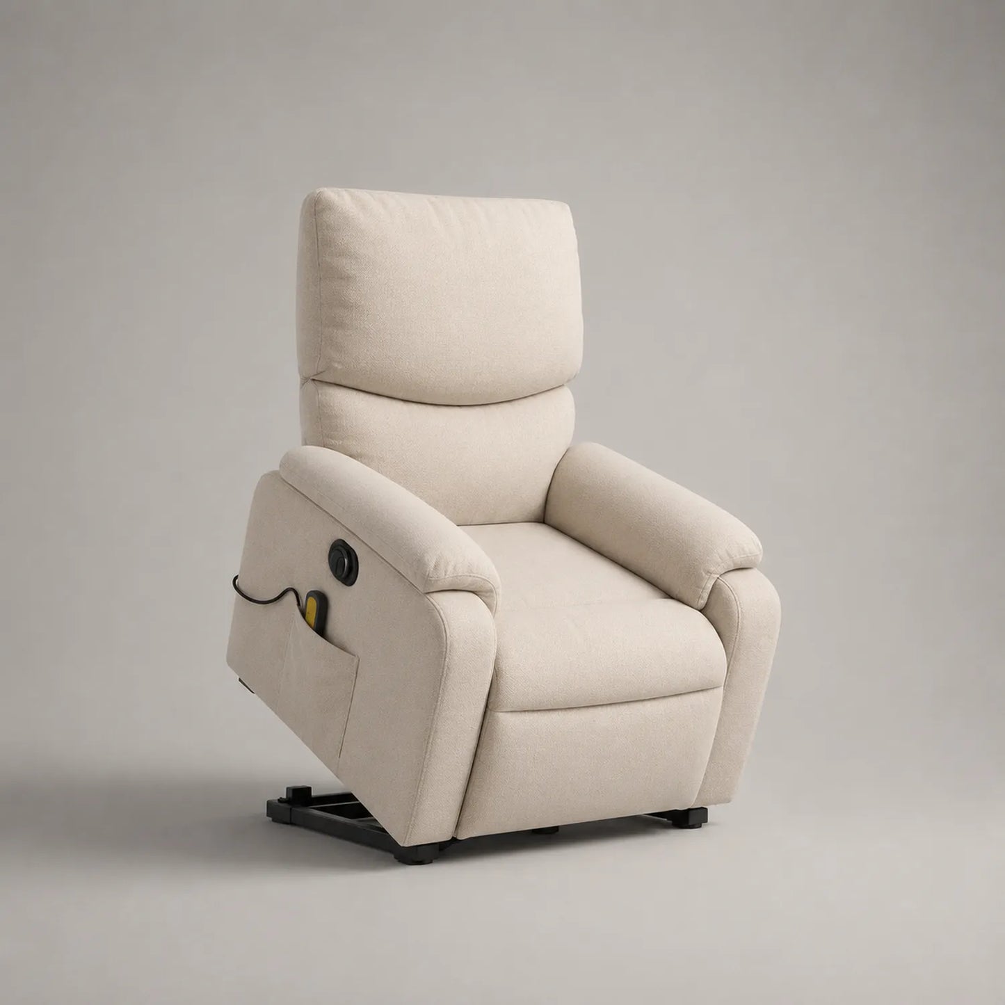 Elektrisch verstellbarer Polstersessel Beige 105x80x85 cm