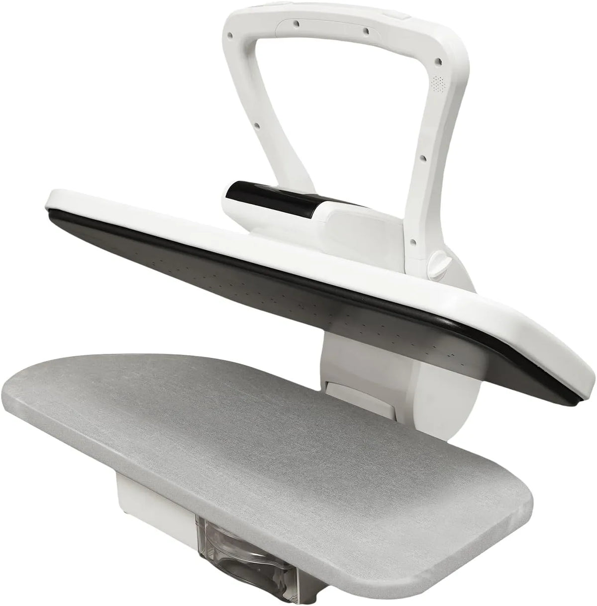Bügelmaschine, Bügelpresse, Dampfbügelpresse, 66cm, 1 L, 2200 W, 66 cm, 8 kg, Touch-Bedienung, großer Wassertank, Wärmefunktion, Weiß