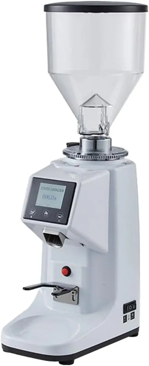 Gang-Kaffeemühle, Kaffeebohnenmühle, 60 Mm, 750 g, Touch-Bedienung, Timer, Weiß, für Filterkaffee Und Espresso, Hochleistungs-Elektrische