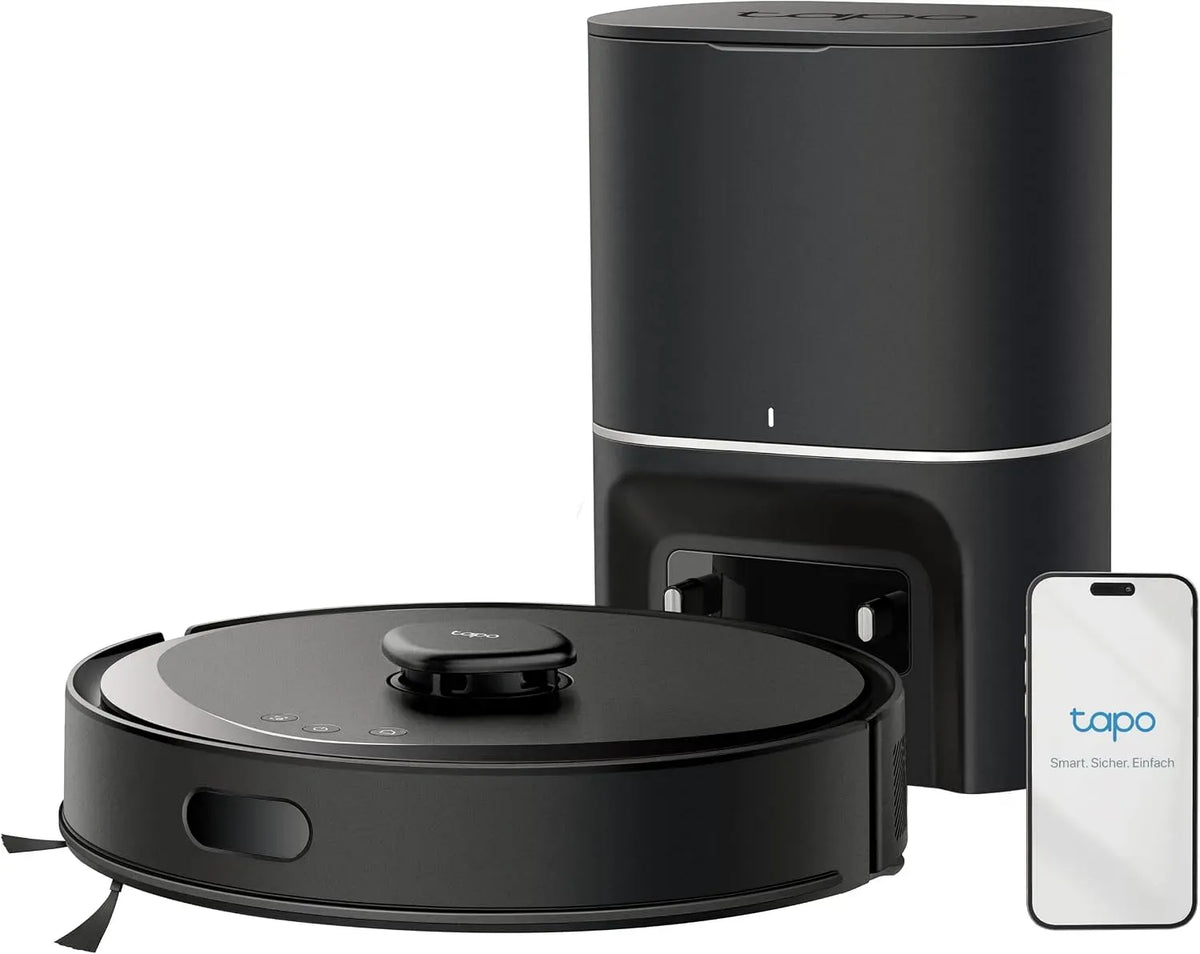 Google RV30 Saugroboter, Google Assistant, Alexa und Siri, 5300Pa Ultra Starke Saugkraft, LiDAR+IMU Dual-Navigation, APP