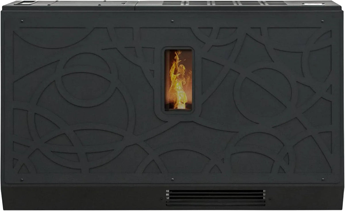 A PELLET ITALIA Super Slim 7 KW WiFi, WLAN, schmal, STUFE