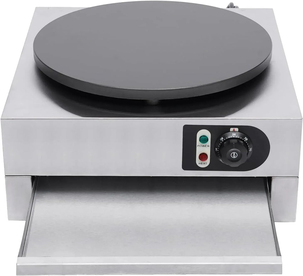 Crepes Maker, Durchmesser, Crepemaker, 40cm, 3000 W, 40 cm, Antihaftbeschichtung, Edelstahl, für Crepes