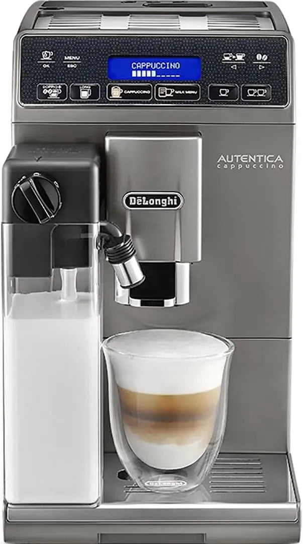 Delonghi ETAM 29 Kaffeevollautomat, Silber, 666 Titan/SI Autentica Espressoautomat 80043993 874