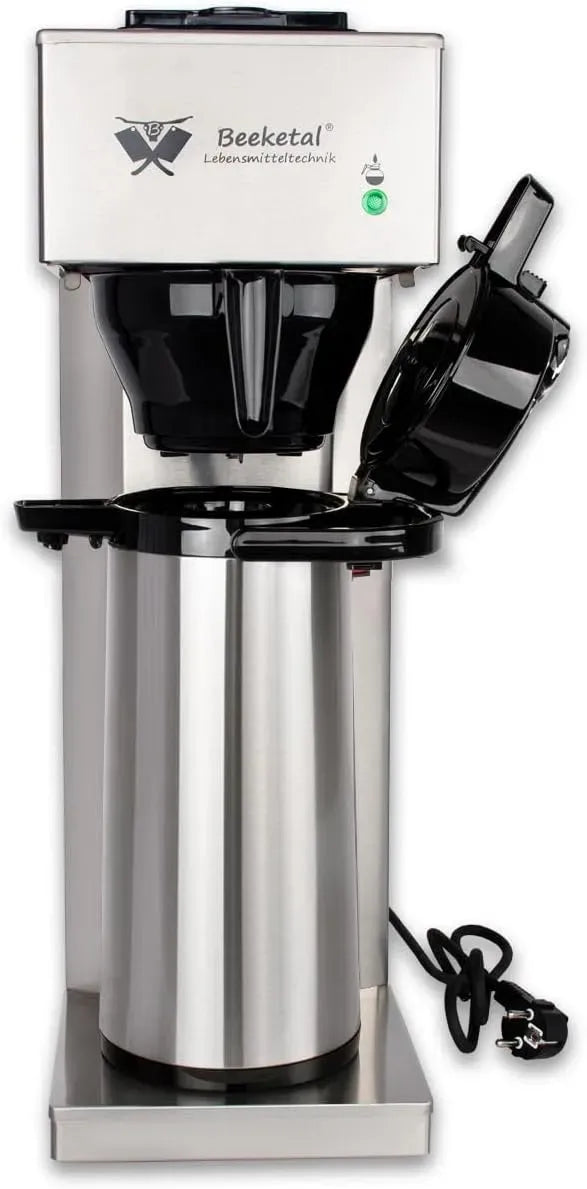 Kaffeemaschine, 2,0 L, Beeketal, Warmhaltefunktion, Gastronomie, Edelstahl, 10 Stk
