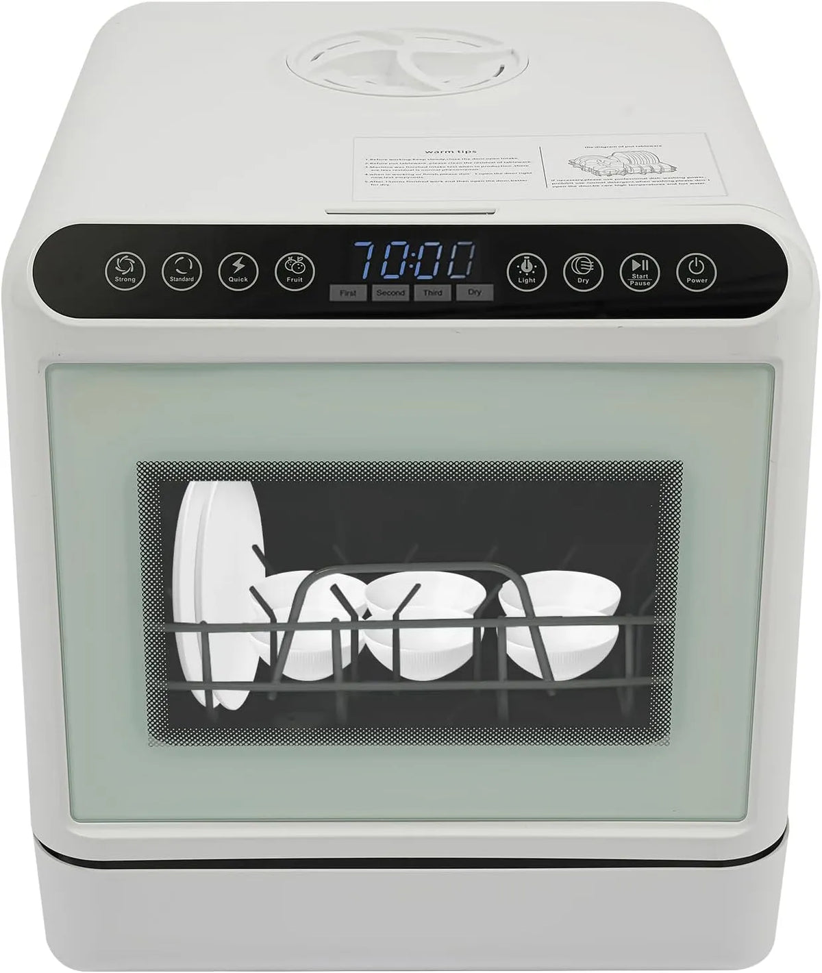 Geschirrspüler, 1100 W, Spülmaschine, Mini, tragbar