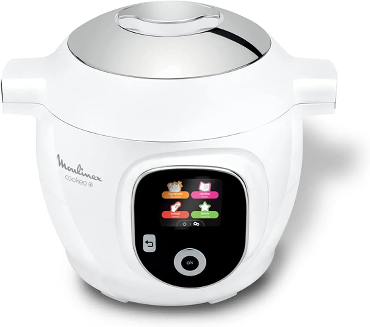 Moulinex CE854110 Multicooker, elektrischer Multikocher, 6 L, Weiß