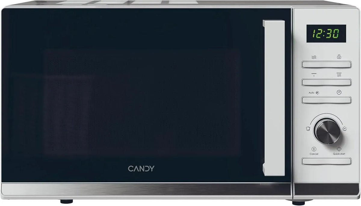Candy CMGA25TNDW W-1000 Mikrowelle, 25,5 cm, 25 L, 900 W, 1000 W, Grill, Auftaufunktion, Edelstahl, Mikrowellenofen, 19 Autos, 11 Leistungsstufen