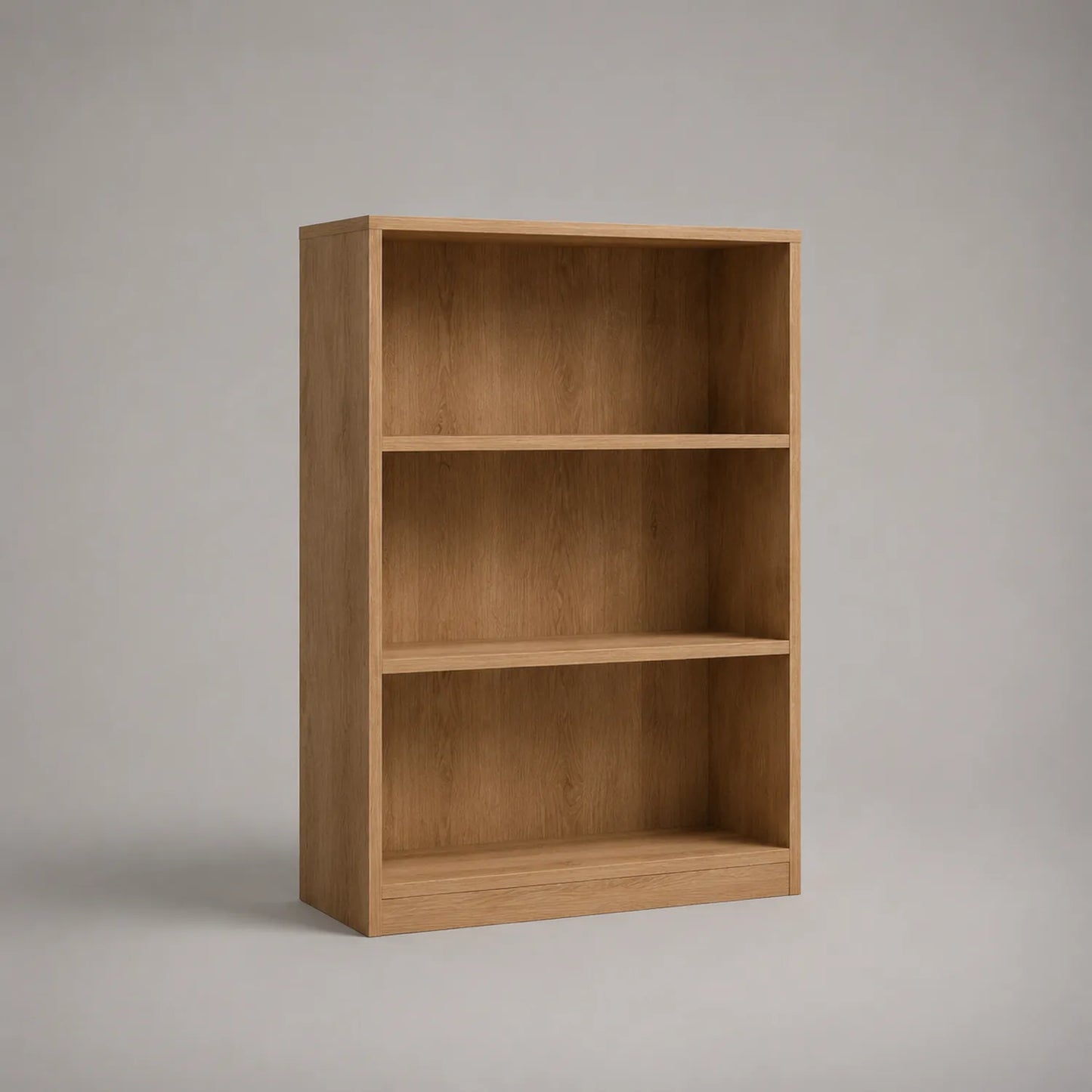 Holz Bücherregal mit 3 Ebenen 120cm