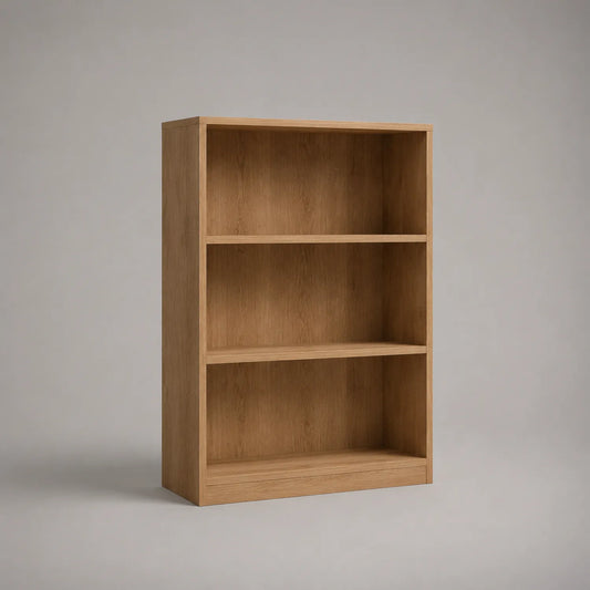 Holz Bücherregal mit 3 Ebenen 120cm