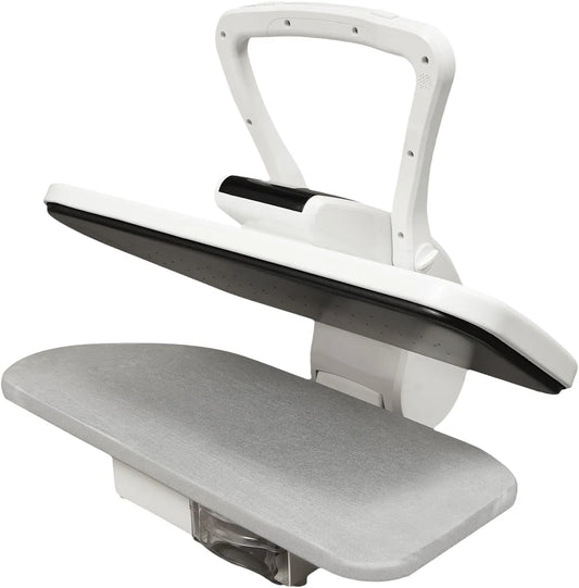 Bügelmaschine, Bügelpresse, Dampfbügelpresse, 66cm, 1 L, 2200 W, 66 cm, 8 kg, Touch-Bedienung, großer Wassertank, Wärmefunktion, Weiß