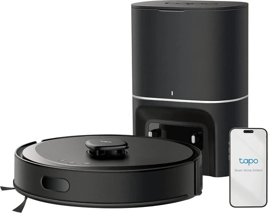 Google RV30 Saugroboter, Google Assistant, Alexa und Siri, 5300Pa Ultra Starke Saugkraft, LiDAR+IMU Dual-Navigation, APP