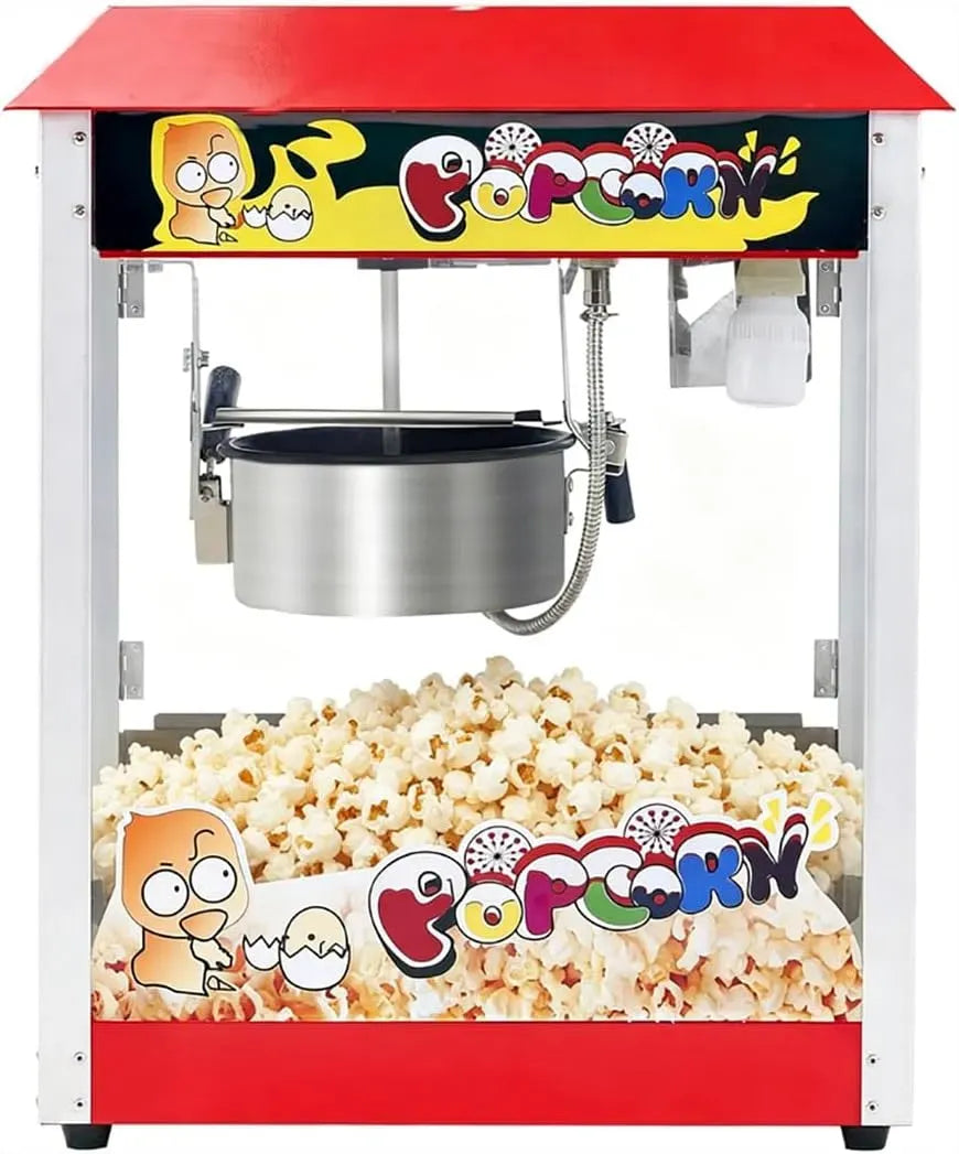 Popcornmaschine, Messbecher, 66 cm, 1300 W, 54 cm, 36.5 cm, 60 Tassen, gewerblich, für 60 Tassen pro Ladung