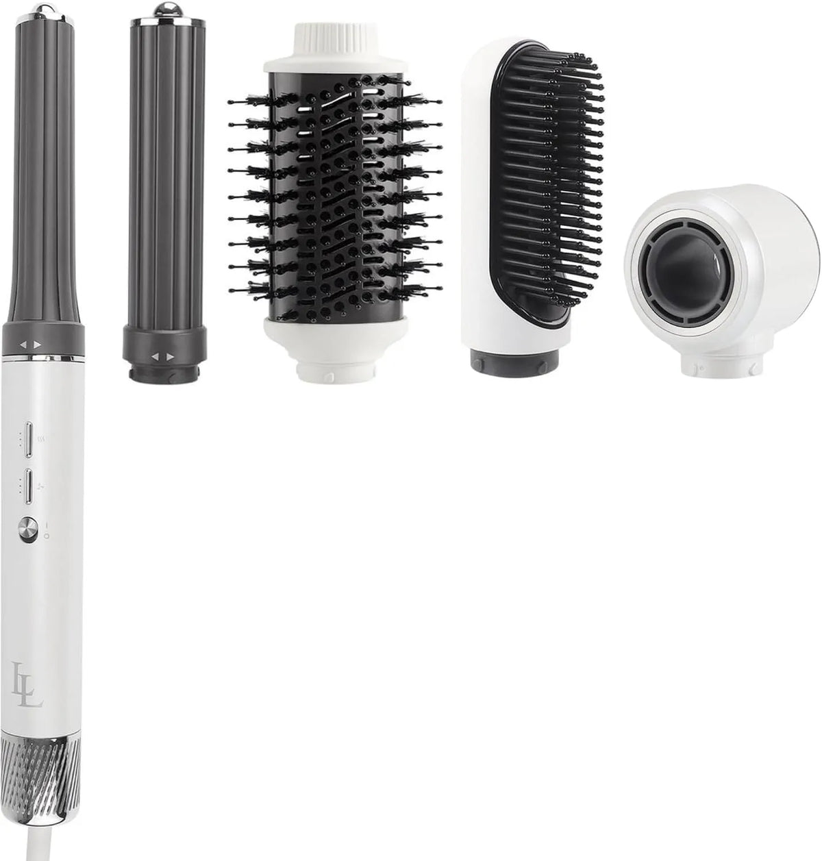 Wäschetrockner, 1300 W, Warmluftbürste 6-in-1, Silber, 000 U/min, 135