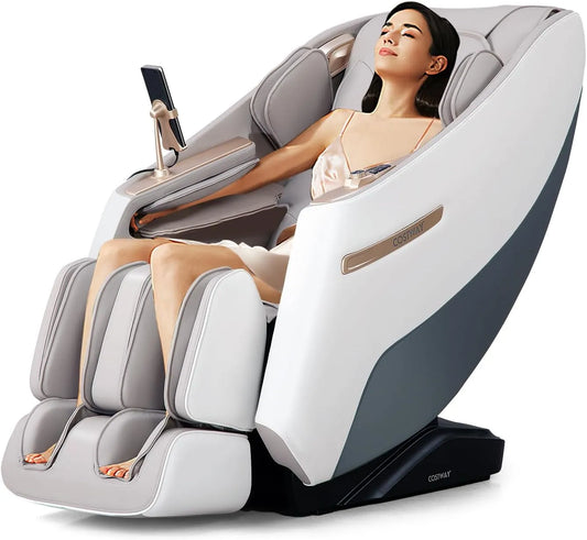 Relax- und Massagesessel RELAX4LIFE NP54463HI-ALDE, Transportrollen, Bluetooth