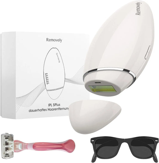 5plus Haarentfernung Gerät, Haarentfernungsgerät, IPL-Haarentfernungsgerät, für Frauen & Männer