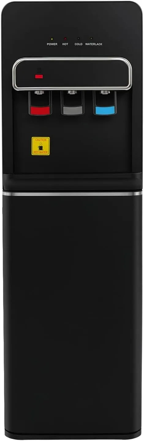 Wasserspender, 32 × 31 × 96 cm, 5 L, 550 W, Kindersicherung, Wärmefunktion, für Zuhause und Büro