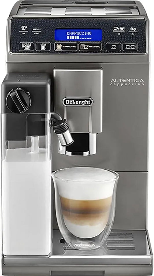 Delonghi ETAM 29 Kaffeevollautomat, Silber, 666 Titan/SI Autentica Espressoautomat 80043993 874
