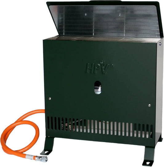 Gewächshausheizung, Gasheizer, 4 kW, Thermostat, 4K UHD, Wärmefunktion, Stand- und Wandmontage