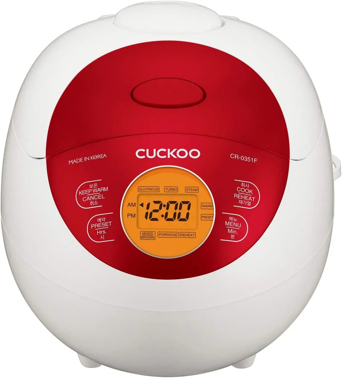 CR-0351F Reiskocher, elektrischer Reiskocher, 425 W, 0,54 l, für 3 Personen, CUCKOO