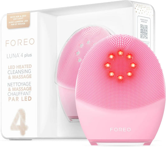 LUNA 4 Anti-Aging-Mikrostrom-Gesichtsgerät, Gesichtsreinigungsbürste, Gesichtsbürste, Silikonbürste, FOREO LUNA