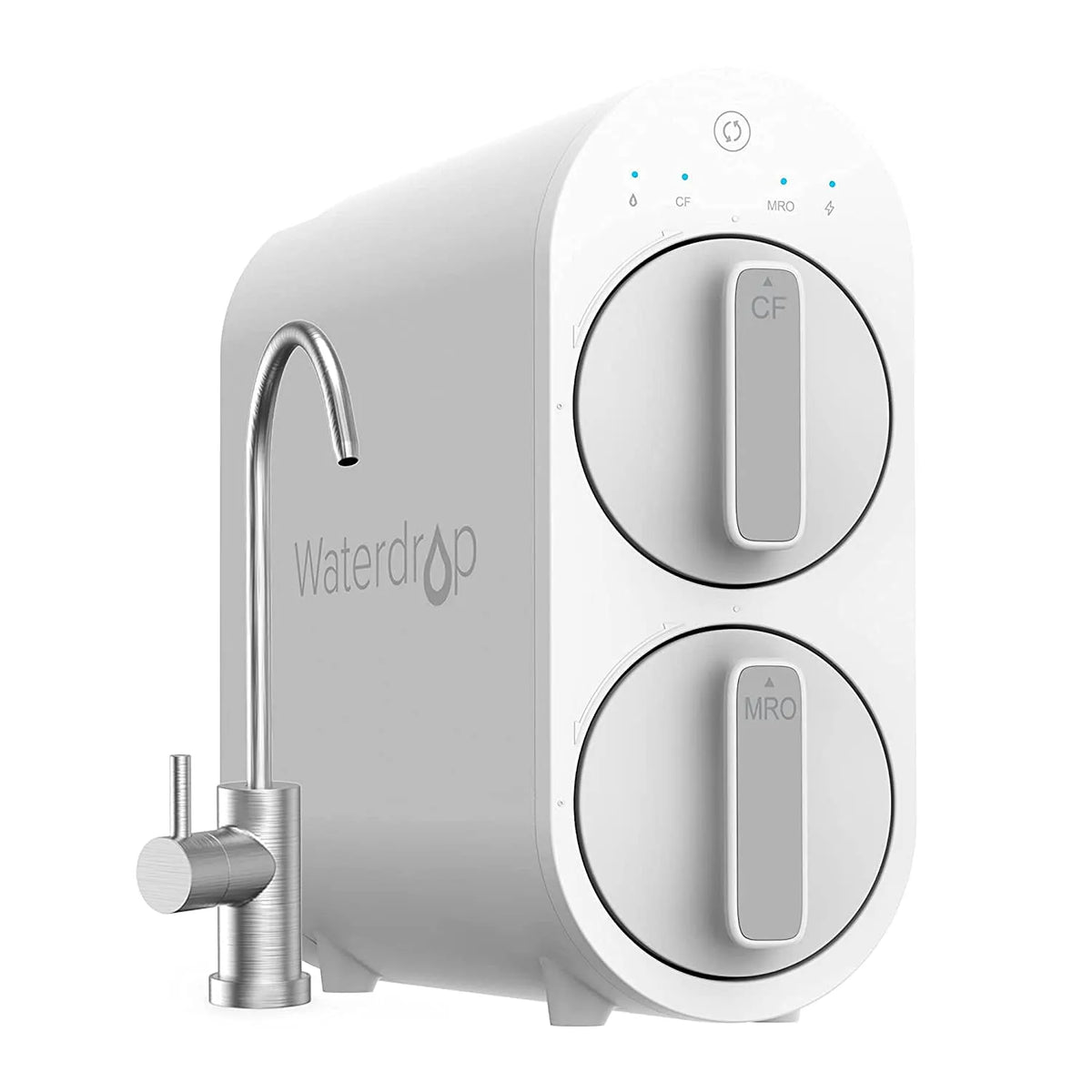 RO ohne Tank, Reduziert Wasserhärte und TDS, Waterdrop G2 Umkehrosmose Wasserfiltrationssystem, 400 GPD, 1514 Liter Täglich, Schneller Fluss, Einfache