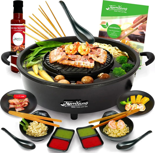 10-TLG. Grill, elektrischer Multikocher mit Grill, für den Original Thai Grill