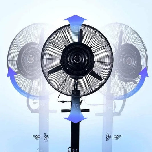 Ventilator, Ventilator zur Luftzirkulation, Oszillierender Industriesprühventilator