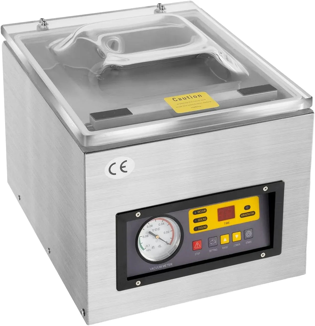 3-In-1 Kammervakuumierer, Vakuumiergerät, Vakuumierer für Lebensmittel, 120 W, Industrie, für Haushalten