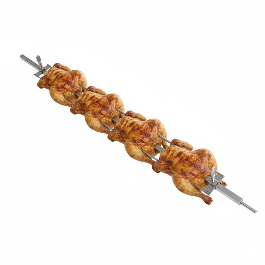 Vertikalgrill, Hähnchengrill, GGM, Edelstahl, 950 mm, Gastro Edelstahlschwert für Hähnchengrills GHKM/EHKM 950mm