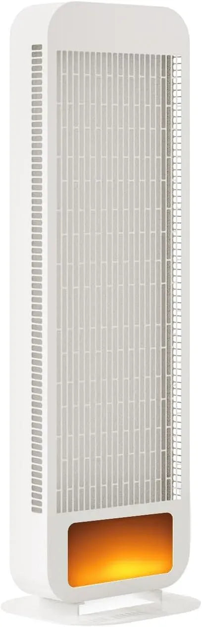 Infrarotstrahler, Infrarotheizung, Elektroheizung, Heizstrahler, Standheizung, Standgerät, 1400 W, Wärmefunktion, Weiß