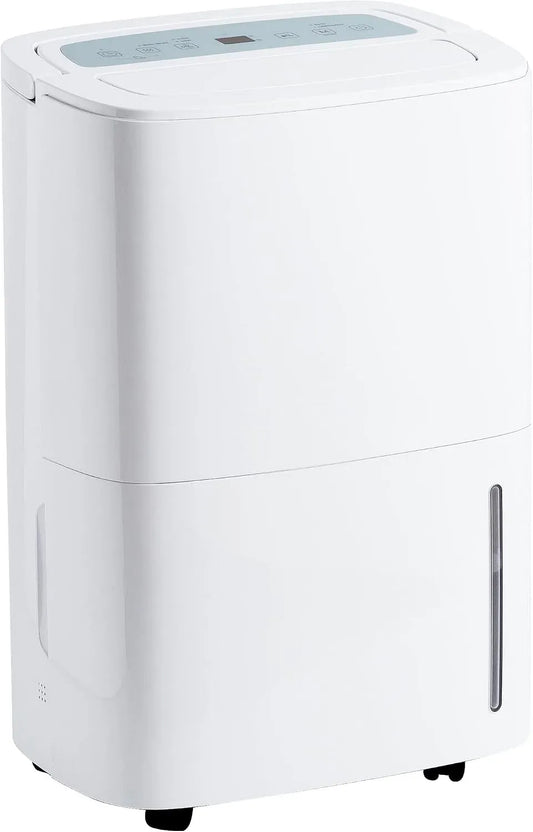 Wäschetrockner 70L/Tag, 40 dB, Transportrollen, leise, Schlafzimmer bis 150㎡ Raumentfeuchter mit Digitaldisplay, 360° Rollen