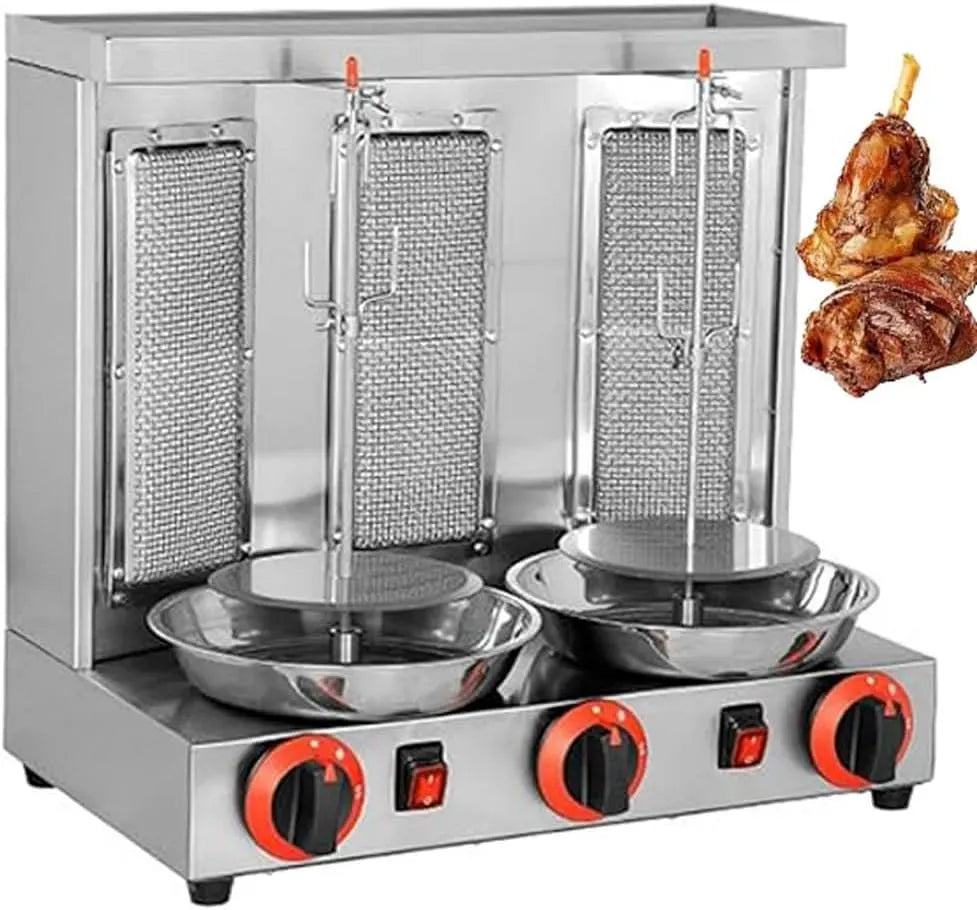 Backofen, 50 bis 300 °C, Gewerblicher, Grill, Restaurant, Edelstahl, Für Restaurantküchen Und Partys, Vertikaler Grill