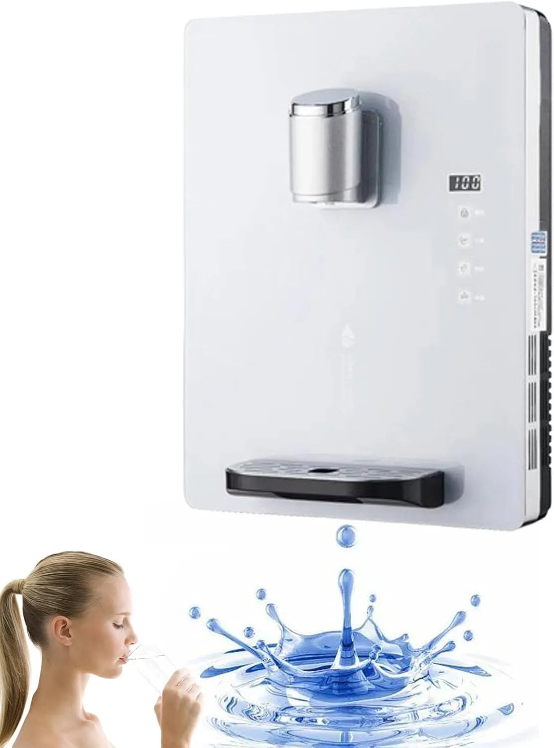 30L/h Wasserspender, Heizung, Touch-Bedienung, Kindersicherung, Wärmefunktion, für Büro und Gewerbe