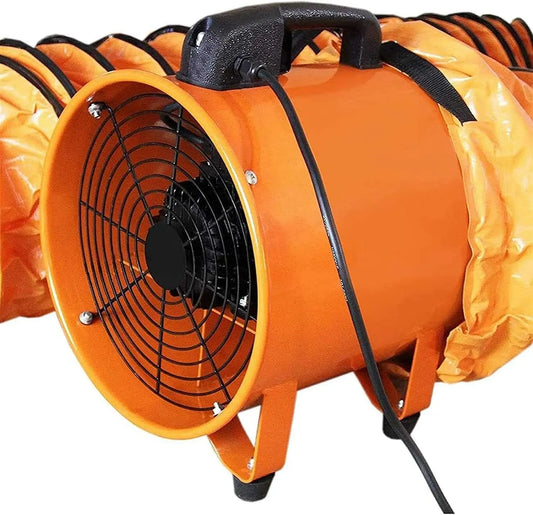 Ventilator, ALIKKA 10in, tragbar, Industrie, leise, Tragbares industrielles Absauggebläse