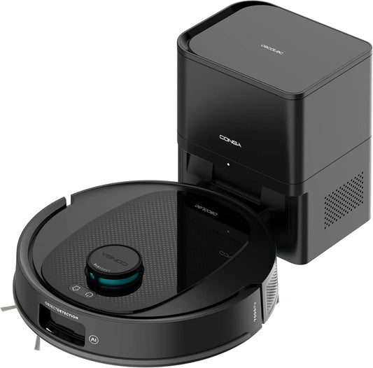 Cecotec Y80 Saugroboter, 000 Pa, Staubsaugerroboter, Saugroboter mit Wischfunktion Conga X-Treme