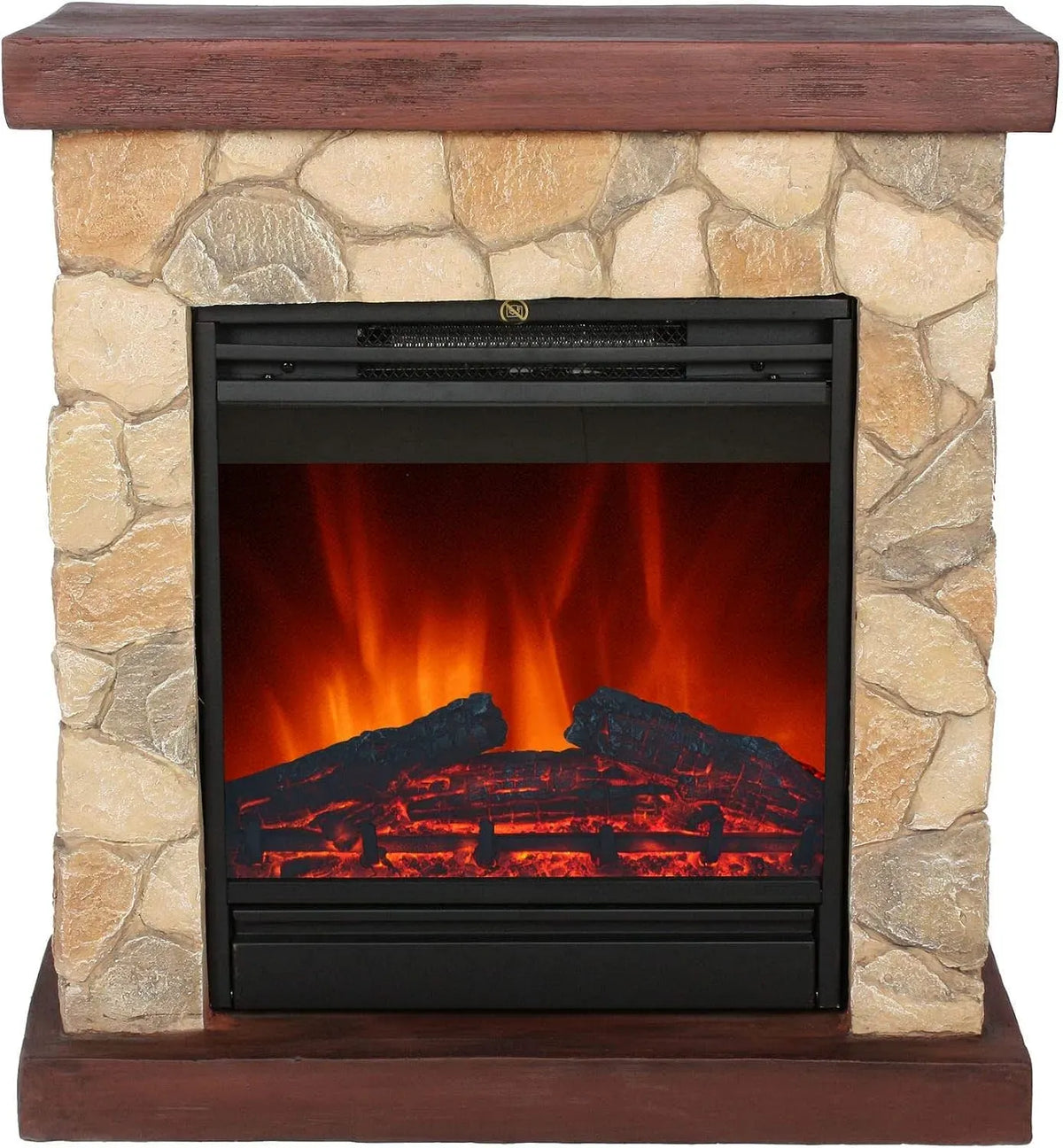 AY 6231 Elektrokamin, Kaminofen, Dekokamin, Heizgerät, elektrischer Kamin, Timer, LED-Beleuchtung, Wärmefunktion