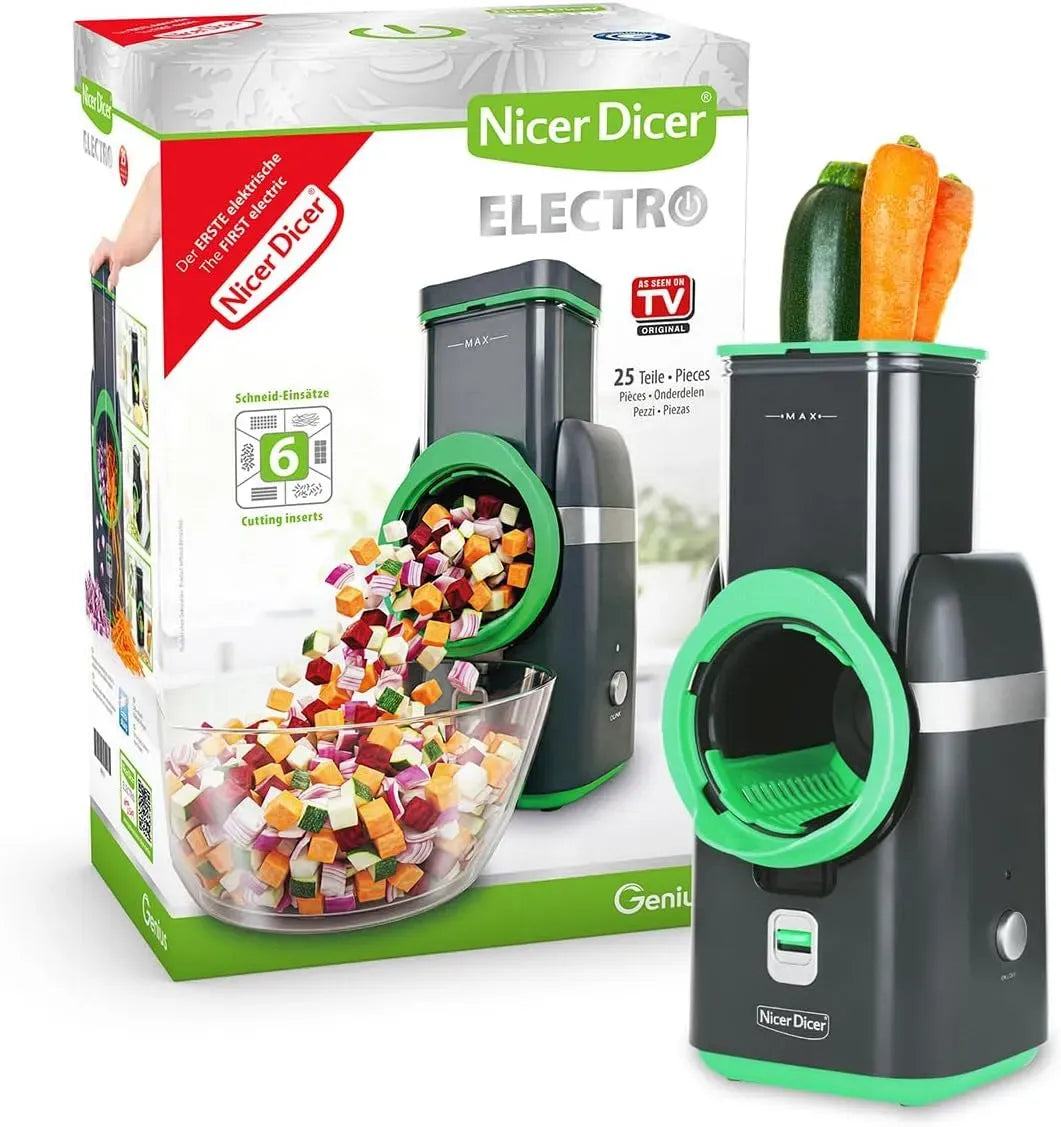 25-teilig Gemüseschneider, für Gemüse, Elektrischer