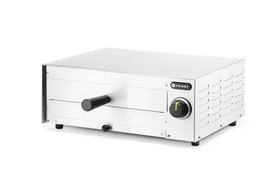 Elektrischer Pizzaofen, 30cm, 1450 W, 230 V, Ø 30 cm, HENDI 230V/1450W, Timer, Edelstahl, geeignet für Pizzas bis zu ø30cm, 484x590x, 190mm