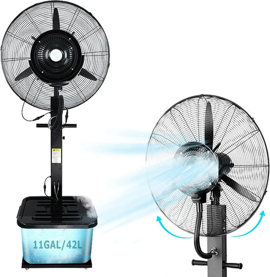 Ventilator 55cm/21.7in, Outdoor, 3 Geschwindigkeiten, Restaurant, Außenbereich von Restaurants und Garage